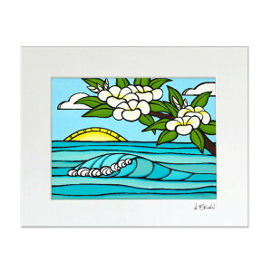 wU[uE^HEATHER BROWN "ART PRINT W35.6×H28.0cmEPLUMERIA SUNRISEEvATCY" MTCYETCEG HB9941P[ԕiOK]