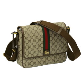 〈クーポン5%OFF〉グッチ／GUCCI "オフィディア ミディアム メッセンジャーバッグ" 斜め掛けショルダーバッグ(ベージュ×エボニー) 761741 FACJQ 9741／BEIGE*EBONY[返品OK]