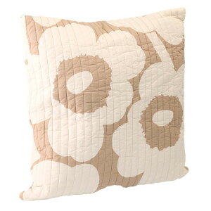 �q�|�C���g5�{�r�}�����b�R�^MARIMEKKO UNIKKO CUSHION 60*60 �E�j�b�R�N�b�V���� �k���f�U�C���E�s���[�N�b�V�����E60×60cm(���l��×�I�t�z���C�g) 71905 810�^LINEN*OFF WHITE[�ԕiOK]