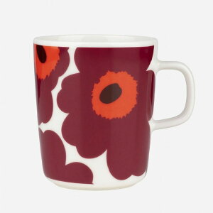 }bR^marimekko "UNIKKO }OJbv 250ml" EjbREkfUCEԕE}OJbv(zCg×o[KfB×bh) 75646 133^WHITE*BURGUNDY*RED