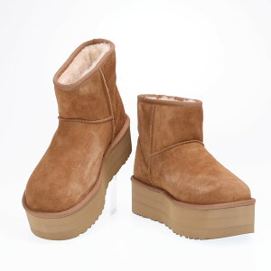 �q�|�C���g5�{�r�A�O�^UGG CLASSIC MINI PLATFORM�E�N���V�b�N �~�j �v���b�g�t�H�[�� ���f�B�[�X�E�X�G�[�h�E�A���N���u�[�c�E���ꃀ�[�g���u�[�c(�`�F�X�g�i�b�g) 1134991 CHE�^CHESTNUT[�ԕiOK]