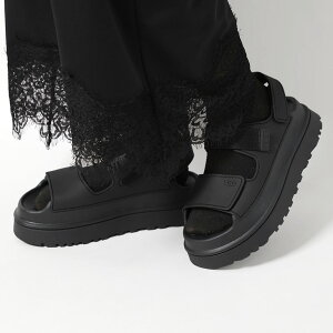 �q�N�[�|��5%OFF�r�A�O�^UGG W GOLDENGLOW�E�S�[���f���O���E ���f�B�[�X�E�y�ʁE����T���_��(�u���b�N) 1152685�^BLK[�ԕiOK]