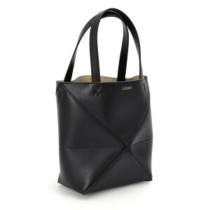 �qP5�{�r ���G�x�^LOEWE PUZZLE TOTE MINI�E�p�Y���t�H���h �g�[�g �~�j�i�V���C�j�[�J�[�t�j�܂��݉\�E���U�[�g�[�g�o�b�O(�u���b�N) A657V25X01 779 1100�^BLACK�^SHINY CALF[�ԕiOK]
