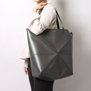 �q�N�[�|��5%OFF�r���G�x�^LOEWE �p�Y���t�H���h �g�[�g XL(�V���C�j�[�J�[�t) �܂��݉\�E���U�[�g�[�g�o�b�O(�_�[�N�O���[) B933Q18X01 1220�^SHINY CALF�^DARK GREY[�ԕiOK]