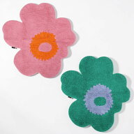 〈ポイント5倍〉マリメッコ／MARIMEKKO "UNIKKO BATH MAT 73x74 cm・ウニッコバスマット" 北欧・花柄・オ…