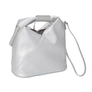 �q�N�[�|��5%OFF�r�G���G���V�b�N�X�E���]���}���W�F���^MM6�EMaison Margiela �u�W���p�j�[�Y�v �N���X�{�f�B�h �n���h�o�b�O�E�V�����_�[�o�b�O(�V���o�[�E�u���b�N) SB6WD0026 P8396 T9002�ET8013�^SIL