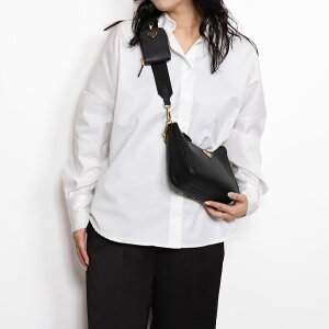 �q�|�C���g5�{�r�v���_�^PRADA �v���_ Re-Edition 2005 �T�t�B�A�[�m���U�[ �o�b�O 2WAY�n���h�E�V�����_�[�o�b�O�E�~�j�|�[�`�t��(�u���b�N) 1BH204 NZV V V2P F0632�^NERO[�ԕiOK]