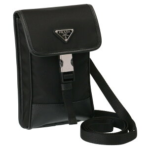 �q�N�[�|��5%OFF�r�v���_�^PRADA ���^�� �g���C�A���O�����S�E�`���[���E�L�[�z���_�[(�u���b�N) 2PS063 66A F0002�^NERO[�ԕiOK]