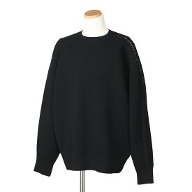 ＼クーポン5%OFF／ アディダス・ワイスリー／ADIDAS・Y-3 ”3S KNIT CREW・3Sニットクルー”メンズ・レディース・ニット・オーバーサイズ・ウールナイロン(ブラック・グレー) IW7483・JD9842[返品OK]