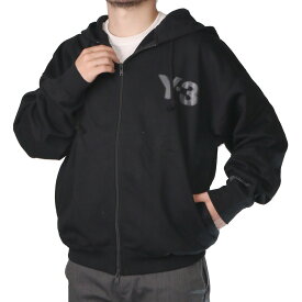 〈TIMESALE〉＼ポイント5倍／ アディダス・ワイスリー／ADIDAS・Y-3 ”LOGO ZIP HODDIE・ロゴジップフーディ・ユニセックス・フード付きジップアップパーカー・長袖(ブラック・グレー) JE9278・JD9808[返品OK]