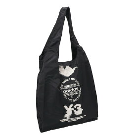 〈P5倍〉アディダス・ワイスリー／ADIDAS・Y-3 ”TOTE・トート"メンズ レディース・グラフィカルデザイン・ナイロントートバッッグ・ロゴ (ブラック) KA2302／BLACK[返品OK]