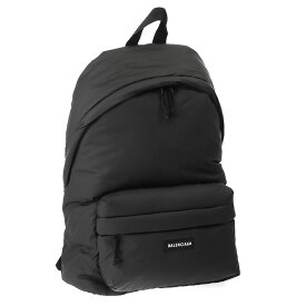 【クーポン5%OFF】バレンシアガ／BALENCIAGA "EXPLORER BACKPACK・エクスプローラーバックパック" パフィーコーテッドライトナイロン・ロゴ入り・ナイロンバックパック・リュックサック(ブラック) 503221 2AAMC 1000／BLACK