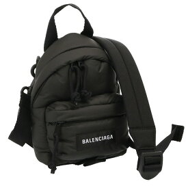 【P5倍】バレンシアガ／BALENCIAGA "OVERSIZED BPACK M・オーバーサイズドバックパックM" クロスボディ・斜め掛けショルダーバッグ・ボディバッグ(ブラック) 656060 2AAMA 1000／BLACK