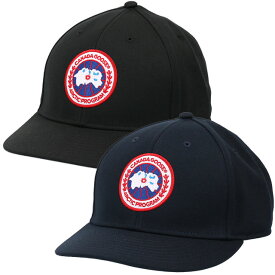 【5月目玉&クーポン5%OFF】カナダグース／CANADA GOOSE "ARCTIC ADJUSTABLE CAP・アークティック アジャスタブルキャップ" ロゴベースボールキャップ・帽子(ブラック・ネイビー)5480U 61・63／BLACK・ATLANTIC NAVY