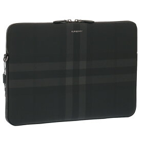 【タイムSALE＆P5倍】バーバリー／BURBERRY "LAPTOP CASE"チャコールチェック デジタルケース・ラップトップ・タブレットケース・16インチPCケース・ポーチ(チャコール) 8058274 A1208／CHARCOAL