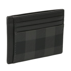 【タイムSALE＆クーポン5%OFF】バーバリー／BURBERRY " MS CHASE”チャコールチェック マネークリップ カードケース(チャコール) 8070202 A1208／CHARCOAL