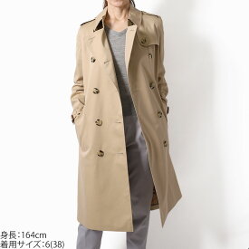 【SALE割引】【クーポン5%OFF】バーバリー／BURBERRY "LONG KENSINGTON HERITAGE TRENCH COAT・ロング ケンジントン ヘリテージ トレンチコート" レギュラーフィット (ハニー)8079414／HONEY[返品OK]