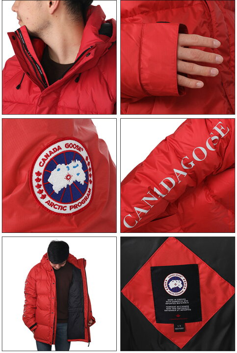 楽天市場 ｱｳﾀｰｾｰﾙ 5倍 カナダグース Canada Goose Approach Jacket アプローチジャケット 防水仕様 メンズフード付きダウンジャケット レッド 78m 11 Red イル テライオ