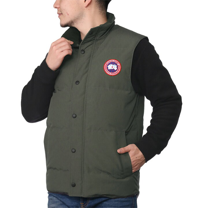 楽天市場 ｳｲﾝﾀｰsale Pt5倍 カナダグース Canada Goose Garson Vest ギャルソンベスト メンズダウンベスト グレー 4151m 66 Antracite Regular Fit イル テライオ