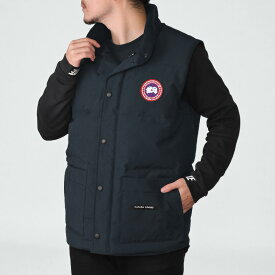 【クーポン5%OFF】カナダグース／CANADA GOOSE "FREESTYLE CREW VEST・フリースタイルクルーベスト"メンズダウンベスト(ブラック・ネイビー・レッド・アトランティックネイビー) 4154M 61・67・11・63・66・49 ／SLIM FIT[返品OK]