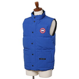 【5月目玉&P5倍】カナダグース／CANADA GOOSE "FREESTYLE CREW VEST・フリースタイルクルーベスト"メンズダウンベスト(ロイヤルブルー・ホワイト) 4154MPB 64・25／ROYAL PBI BLU・BLANC