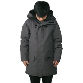 【クーポン5%OFF】カナダグース・ブラックレーベル／CANADA GOOSE・BLACK LABEL "LANGFORD PARKA・ラングフォードパーカー"ファー付きメンズダウンジャケット(グレー・ブラック・ライトグレー) 2062MB 66・61・200／SLIM FIT