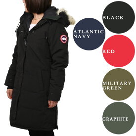 【クーポン5%OFF】カナダグース／CANADA GOOSE "SHELBURNE PARKA・シェルバーンパーカー"ファー付きレディースダウンジャケット(ブラック・レッド・ミリタリーグリーン・グレー・ネイビー) 3802L 61・11・49・66・63／REGULAR FIT