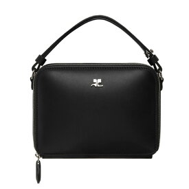 【P5倍】クレージュ／COURREGES "CLOUD LEATHER BAG・クラウドレザーバッグ" 斜め掛けショルダーバッグ・ポーチ(キャンディピンク・パウダーピンク・ブラック) 323GSA058CR0010／CANDY PINK・POWDER PINK・BLACK