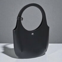 レザーバッグ courreges バッグ SALE割引 P5倍 クレージュ COURREGES REEDITION・リーディション バゲットバッグ 斜め掛け レザーショルダー バッグ・クロスボディ ブラック 323GSA060CR0027 BLACK 返品OK イル テライオ