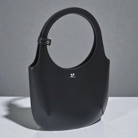 【P5倍】クレージュ／COURREGES レザーハンドバッグ・2WAY斜め掛けショルダーバッグ (ブラック) 224GSA102CR0065 9999／BLACK[返品OK]