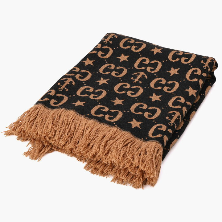 楽天市場】【P5倍】グッチ／GUCCI リバーシブル ブランケット ”ウール 