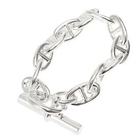 【P5倍】エルメス／HERMES "CHAINE D'ANCRE GM・シェーヌダンクルGM"シルバー925 ブレスレット10.11.12.13コマ(シルバー) 101672B／SANS COLORIS／ARGENT【返品無料】