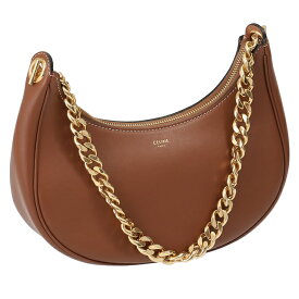 【スーパーSALE割引】セリーヌ／CELINE "MEDIUM AVA CHAIN・ミディアム アヴァ チェーン" チェーンショルダーバッグ・ホーボーバッグ・クラッチバッグ(タン・ブラウン) 19958 3DGQ 04LU／TAN