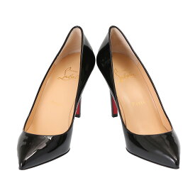 【5月目玉＆P5倍+クーポン5%OFF】クリスチャンルブタン／CHRISTIAN LOUBOUTIN "PIGALLE 85 PATENT"ピガール8.5cm・エナメルレザーピンヒール・ハイヒール・Eポインテッドトゥパンプス(ブラック) 1100382 BK01／BLACK