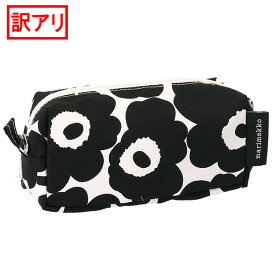 【P5倍】マリメッコ／MARIMEKKO "TIISE MINI UNIKKO COSMETIC BAG"ウニッコ コスメポーチ・化粧ポーチ・小物入れ・北欧(ホワイト×ブラック) 71294 190／WHITE*BLACK