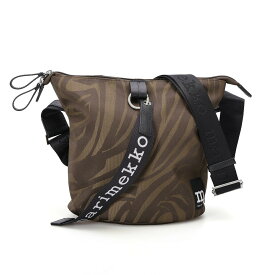 【TIME SALE】【クーポン5%OFF】マリメッコ／MARIMEKKO "Carry All Jokuraita・キャリーオール ヨクライタ ショルダーバッグ"　斜め掛けショルダーバッグ・メッセンジャーバッグ(ブラウン×ダークブラウン) 94611 880／BROWN*DARK BROWN[返品OK]