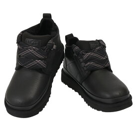 【クーポン5%OFF】アグ／UGG "MEN'S NEUMEL FT／メンズ ニューメル FT" レザースニーカー・チッカーブーツ (ブラック) 1144012・BLLE／BLACK LEATHER