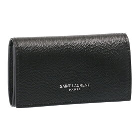 【P5倍】サンローラン・パリ／SAINT LAURENT PARIS カーフレザー スリム 4連キーケース(ブラック) 685557 BTY0N 1000／BLACK