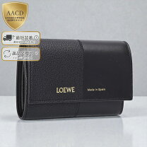 楽天市場】ロエベ 三つ折り 財布（カラーブラック）の通販