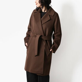 【クーポン5%OFF】ウィークエンド マックスマーラ／WEEKEND MAX MARA "CORTE・コルテ" ピュア ヴァージンウール ラップ コート　レディース・ベルト付き・ミドル丈 5016062600 006・048・089／CAMMELLO・IAVORIO・CHOCOLATE