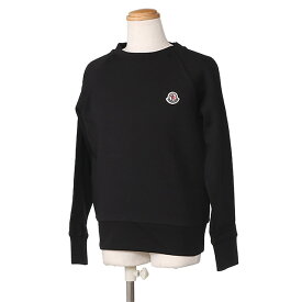 【S/S SALE＆クーポン5%OFF】モンクレール・キッズ／MONCLER KID'S 長袖ロゴプルオーバー・スェット (ブラック) 8G00002 899PS 999／8A・10A