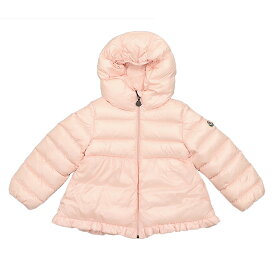 【クーポン5%OFF】モンクレール・ベビー・キッズ・女の子／MONCLER BABY KID'S"ODILE・オディール" フード＆裾フリル仕様・ナイロンダウンジャケット・ダウンコート1A00043 53048 503・778／PINK・NAVY／I2／18-24・2A・3A