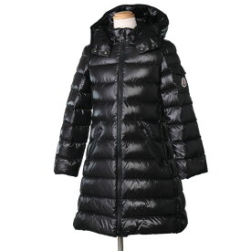 【タイムSALE＆P5倍】モンクレールキッズ・ガールズ／MONCLER KID'S "MOKA・モカ"フード付き・シャイニーナイロンモデル・ロングダウンジャケット・ダウンコート(ブラック) 1C501 10 68950 999／G2・H2／BLACK／8A・10A