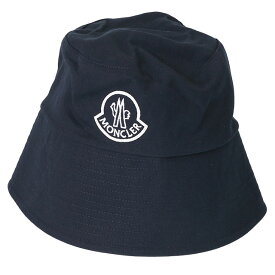 【S/S SALE＆クーポン5%OFF】モンクレール／MONCLER "BUCKET HAT・バケットハット"レディース 刺繍ロゴデザイン 帽子(ネイビーブルー)3B000 32 0U082 778／NAVY BLUE