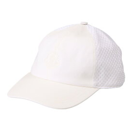 【S/S SALE＆P5倍】モンクレール／MONCLER "BASE BALL CAP"レディース・コットン×メッシュ ベースボールキャップ・帽子(ホワイト)3B000 35 57448 041／CREAM