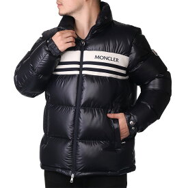 【P5倍】モンクレール／MONCLER "SKARSTIND" メンズ　ショートダウンジャケット・フード付き(ネイビー)1A00119 595ZJ 778／NAVY