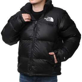 【P5倍】ザ・ノースフェイス／THE NORTH FACE"M 1996 RETRO NUPTSE JACKET・レトロヌプシジャケット"　メンズ・ロゴ入り・フード収納 ダウンジャケット アウター ブルゾン(ブラック) NF0A3C8D LE4／BLACK