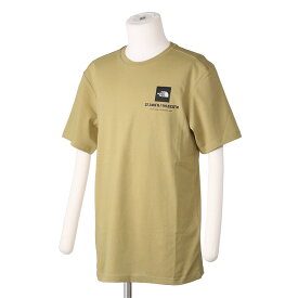 【4月目玉&P5倍】ザ・ノースフェイス／THE NORTH FACE"M COORDINATES S/S TEE EU”メンズ ロゴ 半袖クルーネックTシャツ(カーキストーン)NF0A826X LK51／KHAKI STONE