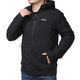 【クーポン5%OFF】パタゴニア／PATAGONIA "メンズ・ナノエア　ライト ハイブリッドフーディ・NANO-AIR LIGHT HYBRID HOODY”フード付きジップアップパーカー・ブルゾン (ブラック) 84416 BLK／BLACK／SLIM FIT