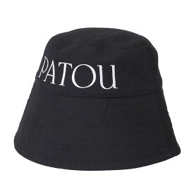 【P5倍】パトゥ／PATOU "コットン パトゥ バケットハット” 帽子(ブラック) AC0270132 999B／BLACK